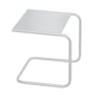 Fiam - Club Side table, aluminium white / white