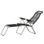 Fiam - Deck chair Spaghetti , frame aluminum / cover black