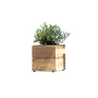Jan kurtz - Flowerpot minigarden 25 x 25 cm, teak wood natural