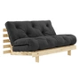 Karup Design - Roots Sofa bed, 140 x 200 cm, natural pine / dark gray (734)