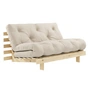 Karup Design - Roots Sofa bed, 140 x 200 cm, natural pine / beige (747)