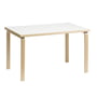 Artek - 81B table, natural birch / white laminate