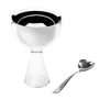 Alessi - "Big Love" Ice Cream Bowl + Spoon, ice grey