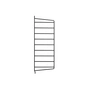 String - Wall ladder for String Shelf 50 x 20 cm, black
