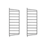 String - Wall ladder for String Shelf 50 x 20 cm (set of 2), black