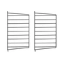 String - Wall ladder for String Shelf 50 x 30 cm (set of 2), black