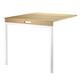 String - Folding table, oak / white