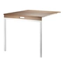 String - Folding table, walnut / white
