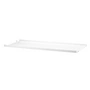 String - Metal shelf with low edge, 78 x 30 cm, white