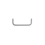 String - Rod for metal shelf, 30 cm / gray