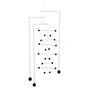 Flensted Mobiles - Counterpoint, double, black