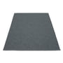 Pappelina - Svea rug, 140 x 220 cm, granite / black metallic