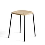 HAY - Soft Edge 70 Stool, oak / black
