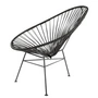 Acapulco Design - Acapulco Chair, leather black / black