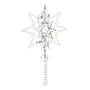 Georg Jensen - Christmas tree top star, large, white gold