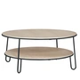 Hartô - Eugénie Coffee table ∅ 90 cm, anthracite gray (RAL 7016)