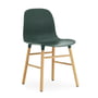 Normann Copenhagen - Form Chair, Wood Legs, oak / green