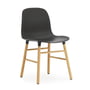 Normann Copenhagen - Form Chair, Wood Legs, black oak / black