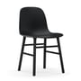 Normann Copenhagen - Form Chair, Wood Legs, black oak / black