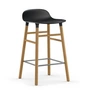Normann Copenhagen - Form Bar Stool 65 cm, oak frame / black