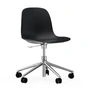 Normann Copenhagen - Form Office swivel chair, aluminum frame / black
