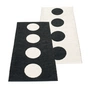 Pappelina - Vera Reversible Rug, 70 x 150 cm, black / vanilla