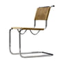 Thonet - S 33 Chair, chrome / buffalo leather brown