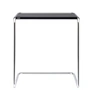 Thonet - B 97 a Set table, chrome / top coat deep black (RAL 9005)