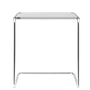 Thonet - B 97 a Set table, chrome / top coat pure white (RAL 9010)