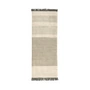 nanimarquina - Tres Stripes 80 x 240 cm, pearl