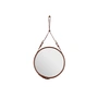 Gubi - Adnet Mirror Ø 45 cm, brown