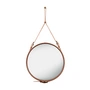 Gubi - Adnet Mirror Ø 58 cm, brown