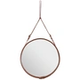 Gubi - Adnet Mirror Ø 70 cm, brown