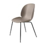 Gubi - Beetle Dining Chair, Conic Base black / new beige