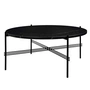 Gubi - TS Coffee table Ø 80 cm, black / marble black