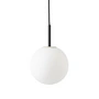 Audo - TR pendant light, black / matt opal bulb