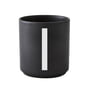 Design Letters - AJ Porcelain Cup I, black