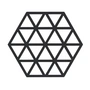 Zone Denmark - Triangle Coaster, 16 x 14 cm, black