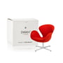 Fritz Hansen - Miniature Swan Chair, red