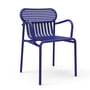 Petite Friture - Week-End Bridge Outdoor armchair, blue (RAL 5002)