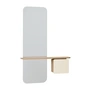 Umage - One More Look mirror, oak / pearl white