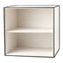 by Lassen - Frame Wall Cabinet 49 (incl. shelf), white stained ash