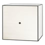 by Lassen - Frame Wall Cabinet 49 (incl. door and shelf), white stained ash