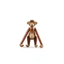 Kay Bojesen - Wooden monkey mini, limba wood / teak wood