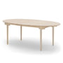 Carl Hansen - CH338 extendable dining table, 200 x 115 cm, soaped oak (with extension for 2 plates)