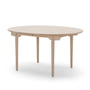 Carl Hansen - CH337 extendable dining table, 140 x 115 cm, soaped oak (with extension for 2 plates)
