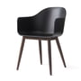 Audo - Harbour Chair (wood), dark oak / black