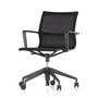 Vitra - Physix Studio Office swivel chair, TrioKnit black pearl cover, deep black frame, soft castors