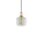 Normann Copenhagen - Amp Pendant light small, smoke / brass