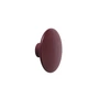 Muuto - Wall hook "The Dots" single small, burgundy